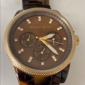 Tortoise Shell Michael Kors Watch